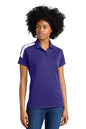 Sport-Tek ®  Women's Competitor ™  United Polo LST104 - Purple/ White