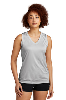 Sport-Tek ®  Women's Sleeveless PosiCharge ®  Competitor™ V-Neck Tee. LST352