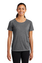 Sport-Tek  ®  Women's PosiCharge  ®  Tri-Blend Wicking Scoop Neck Raglan Tee. LST400