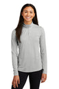 Sport-Tek  ®  Women's PosiCharge  ®  Tri-Blend Wicking 1/4-Zip Pullover. LST407