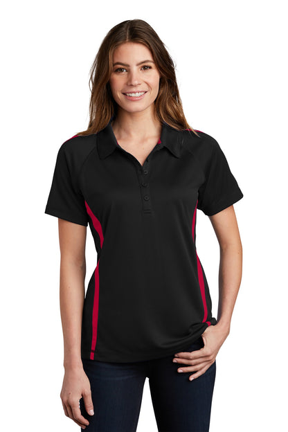 Sport-Tek ®  Women's PosiCharge ®  Micro-Mesh Colorblock Polo. LST685