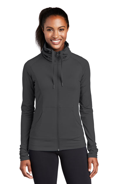 Sport-Tek ®  Women's Sport-Wick ®  Stretch Full-Zip Jacket. LST852