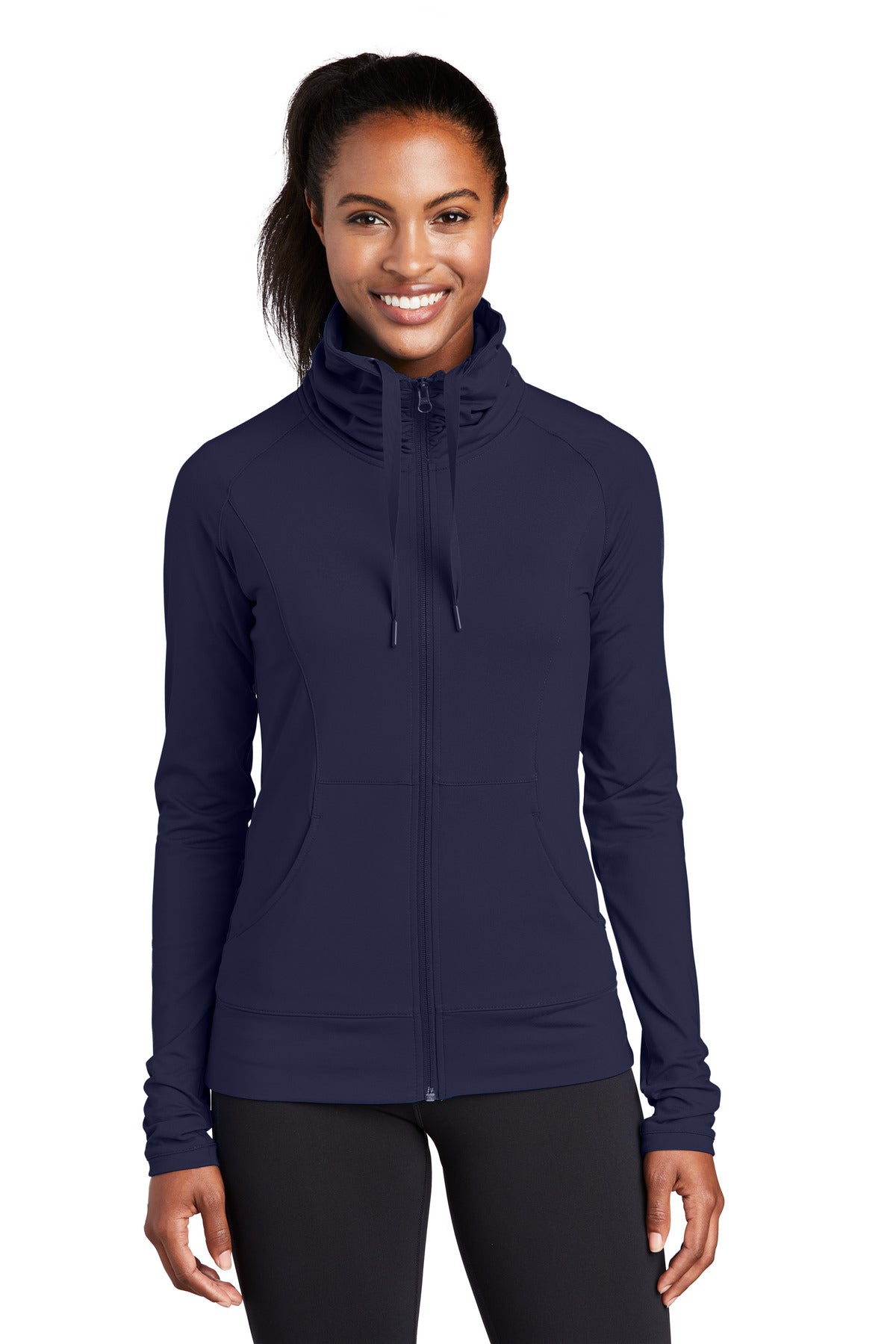 Sport-Tek ®  Women's Sport-Wick ®  Stretch Full-Zip Jacket. LST852