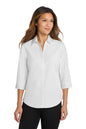 Port Authority ®  Women's 3/4-Sleeve Carefree Poplin Shirt. LW102