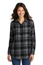 Port Authority ®  Women's Plaid Flannel Tunic . LW668