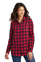 Port Authority ®  Women's Plaid Flannel Tunic . LW668