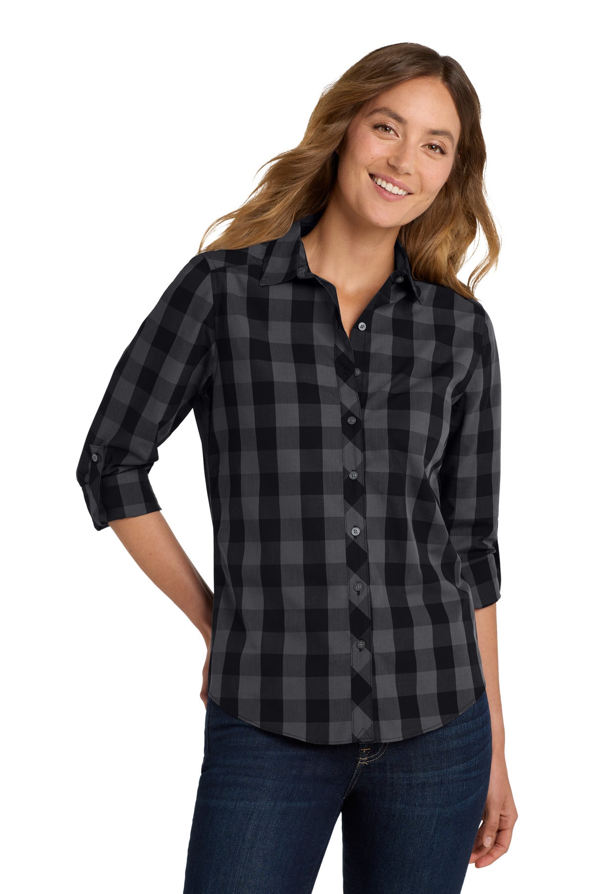 Port Authority ®  Women's Everyday Plaid Shirt. LW670