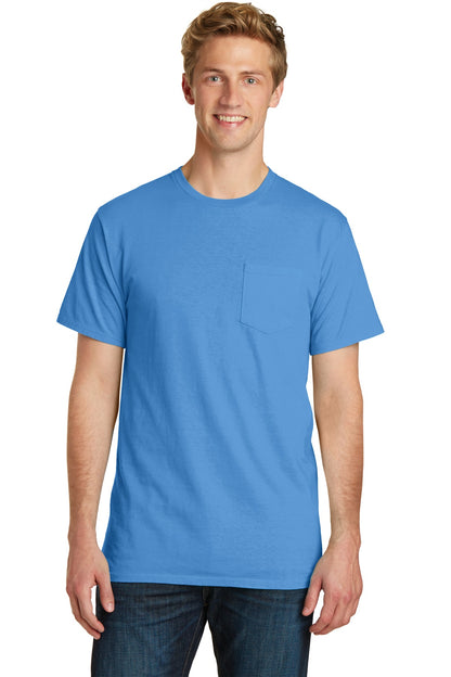 Port & Co ™  Beach Wash ®  Garment-Dyed Pocket Tee.  PC099P
