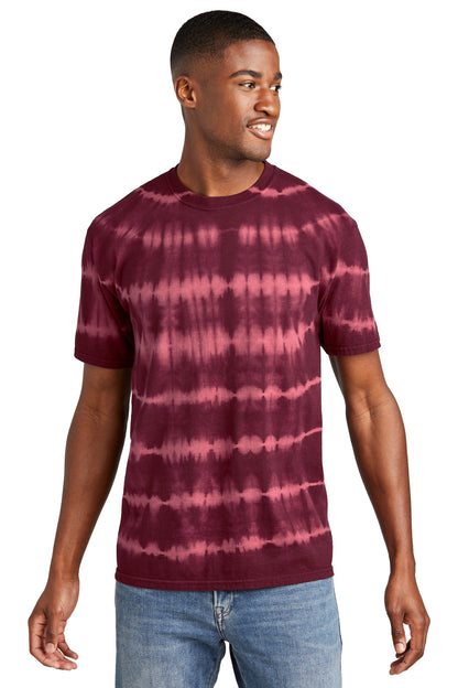 Port & Co ™  Allover Stripe Tie-Dye Tee PC142