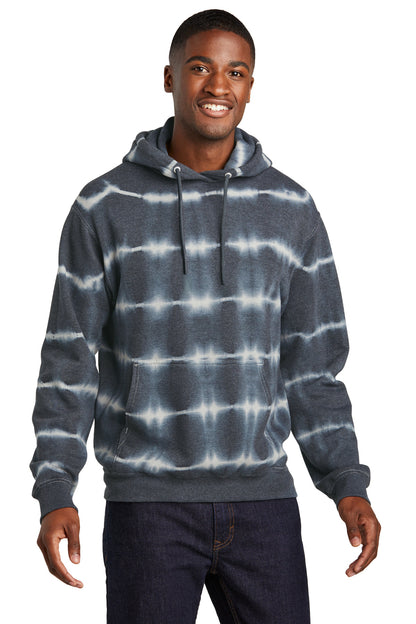 Port & Co ™  Allover Stripe Tie-Dye Fleece PC143