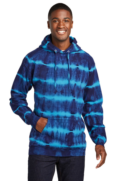 Port & Co ™  Allover Stripe Tie-Dye Fleece PC143