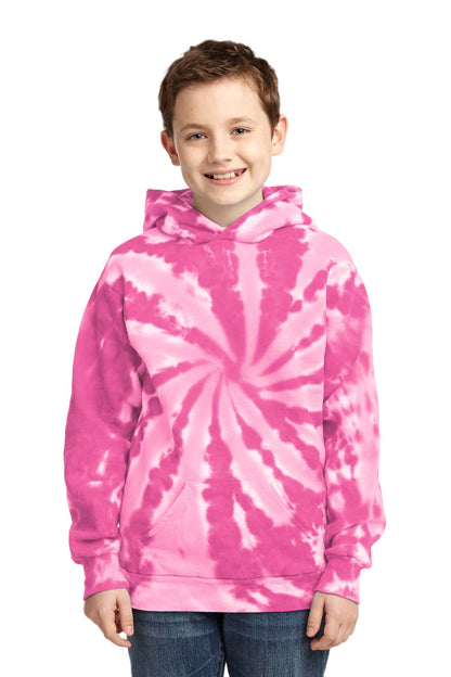 Port & Co ™  Youth Tie-Dye Pullover Hooded Sweatshirt. PC146Y