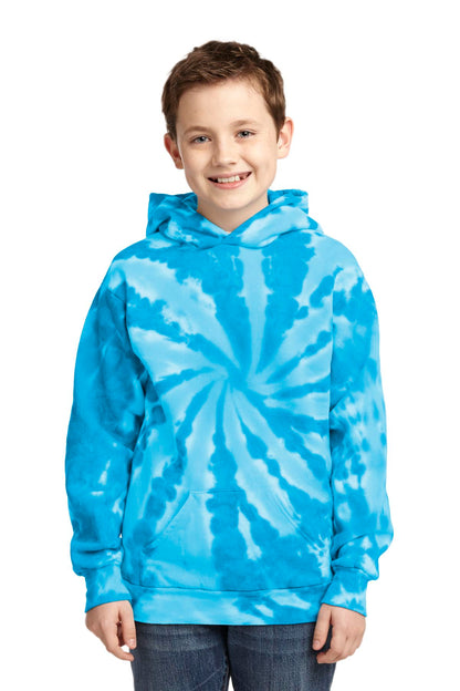 Port & Co ™  Youth Tie-Dye Pullover Hooded Sweatshirt. PC146Y