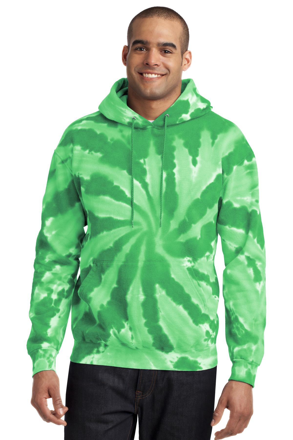 Port & Co ™  Tie-Dye Pullover Hooded Sweatshirt. PC146