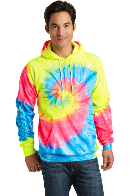 Port & Co ™  Tie-Dye Pullover Hooded Sweatshirt. PC146