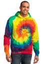 Port & Co ™  Tie-Dye Pullover Hooded Sweatshirt. PC146