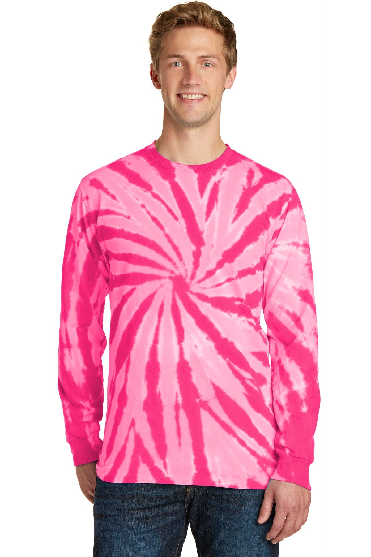Port & Co ™  Tie-Dye Long Sleeve Tee.  PC147LS