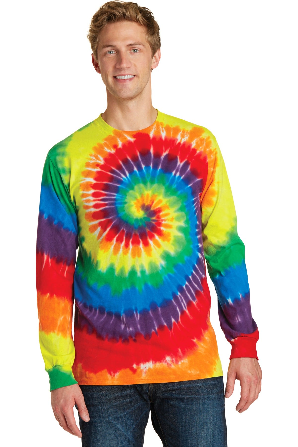 Port & Co ™  Tie-Dye Long Sleeve Tee.  PC147LS