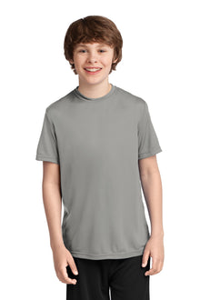 Port & Co ™  Youth Performance Tee. PC380Y - Grey Concrete
