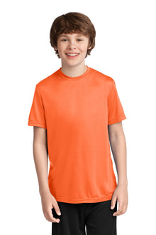 Port & Co ™  Youth Performance Tee. PC380Y - Neon Orange