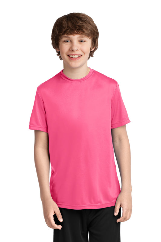Port & Co ™  Youth Performance Tee. PC380Y - Neon Pink