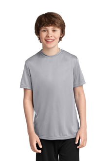 Port & Co ™  Youth Performance Tee. PC380Y - Silver
