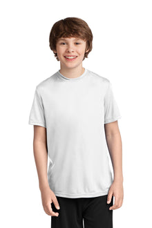 Port & Co ™  Youth Performance Tee. PC380Y - White