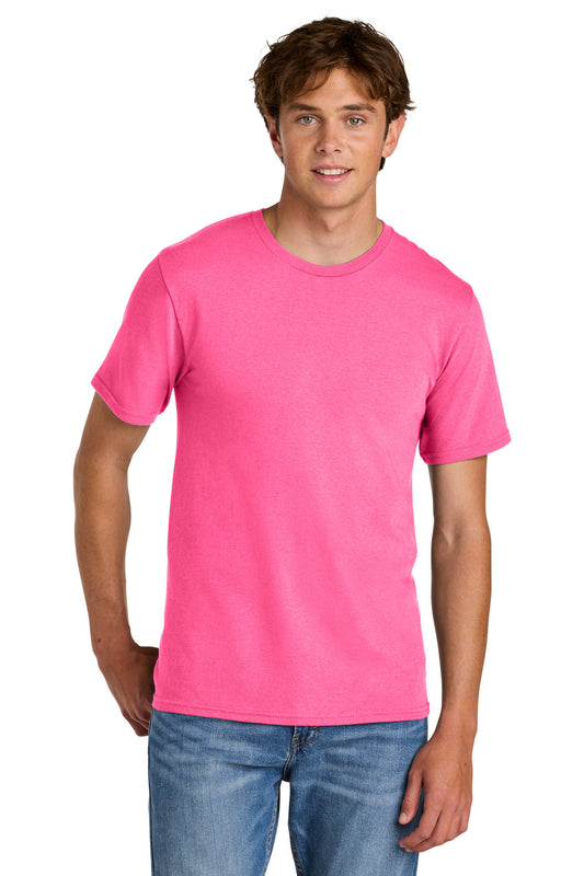 Port & Co ™  Easy Cotton Tee PC43 - Neon Pink