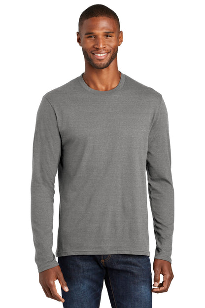 Port & Co ™  Long Sleeve Fan Favorite  ™  Blend Tee. PC455LS