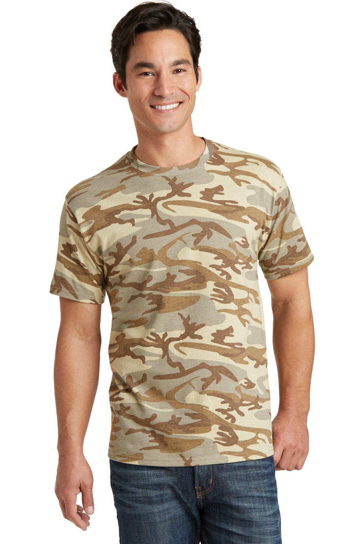 Port & Co ™  Core Cotton Camo Tee.  PC54C