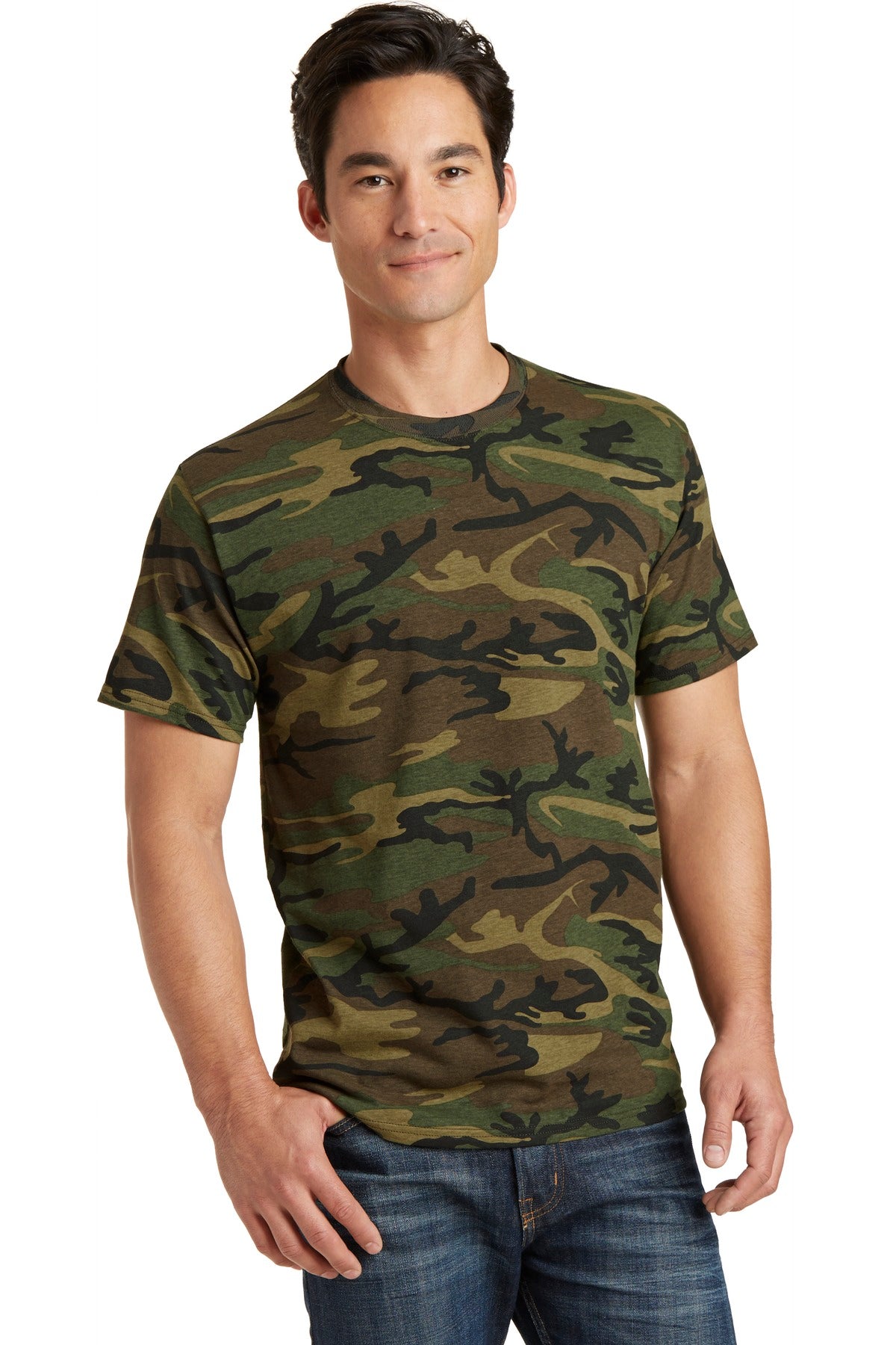 Port & Co ™  Core Cotton Camo Tee.  PC54C