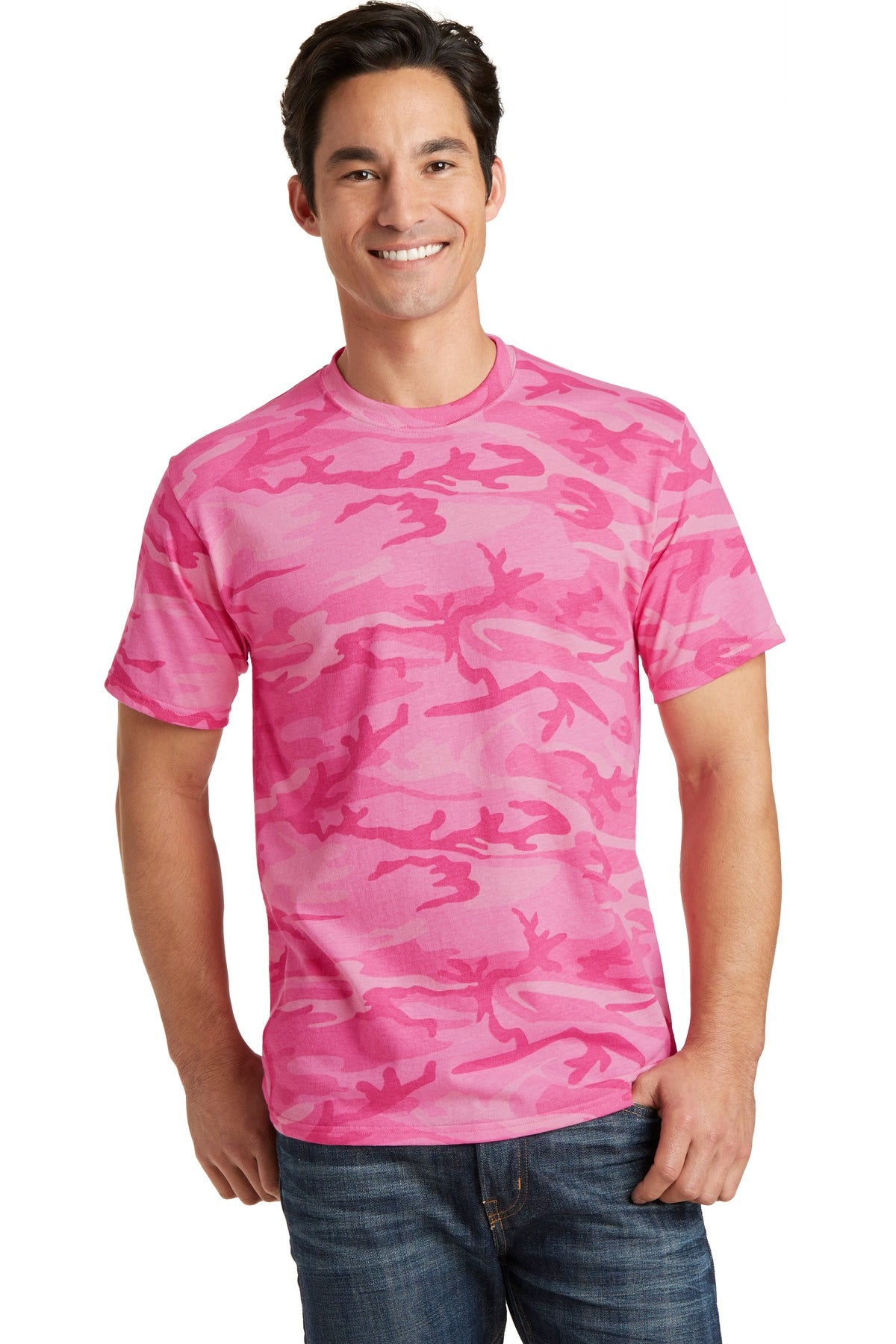 Port & Co ™  Core Cotton Camo Tee.  PC54C