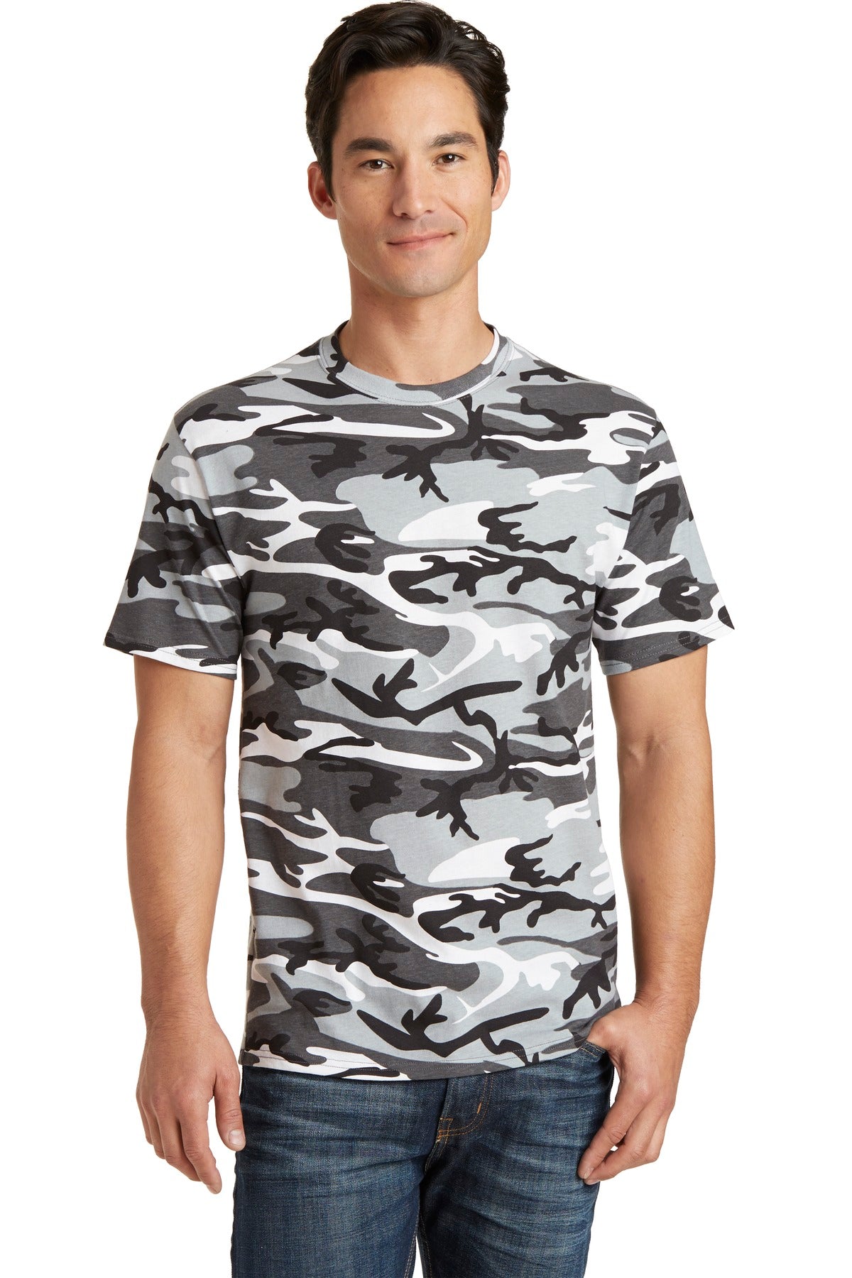 Port & Co ™  Core Cotton Camo Tee.  PC54C