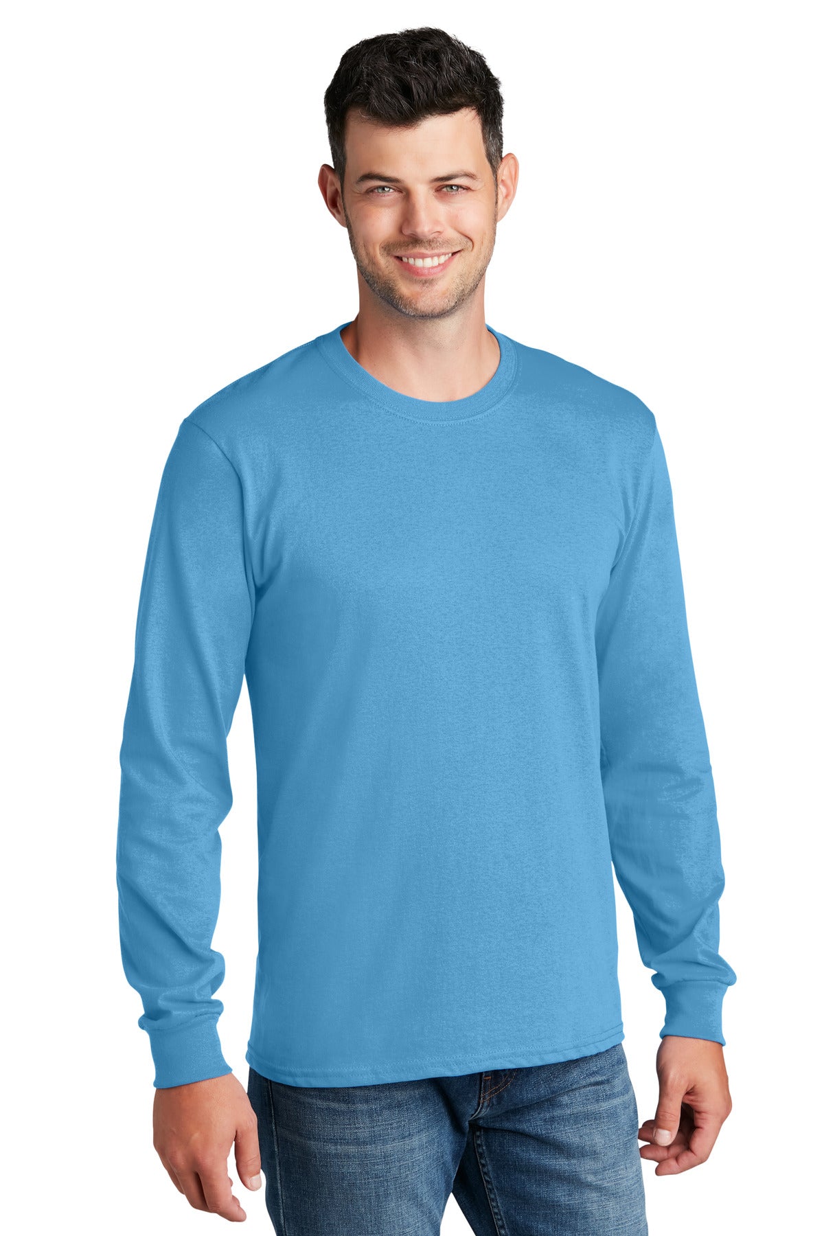 Port & Co ™  Long Sleeve Core Cotton Tee. PC54LS