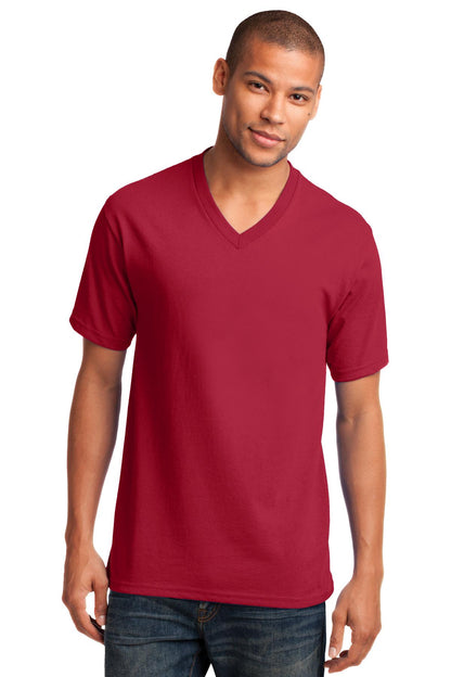 Port & Co ™  Core Cotton V-Neck Tee. PC54V
