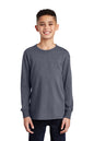 Port & Co ™  Youth Long Sleeve Core Cotton Tee. PC54YLS