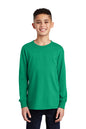 Port & Co ™  Youth Long Sleeve Core Cotton Tee. PC54YLS