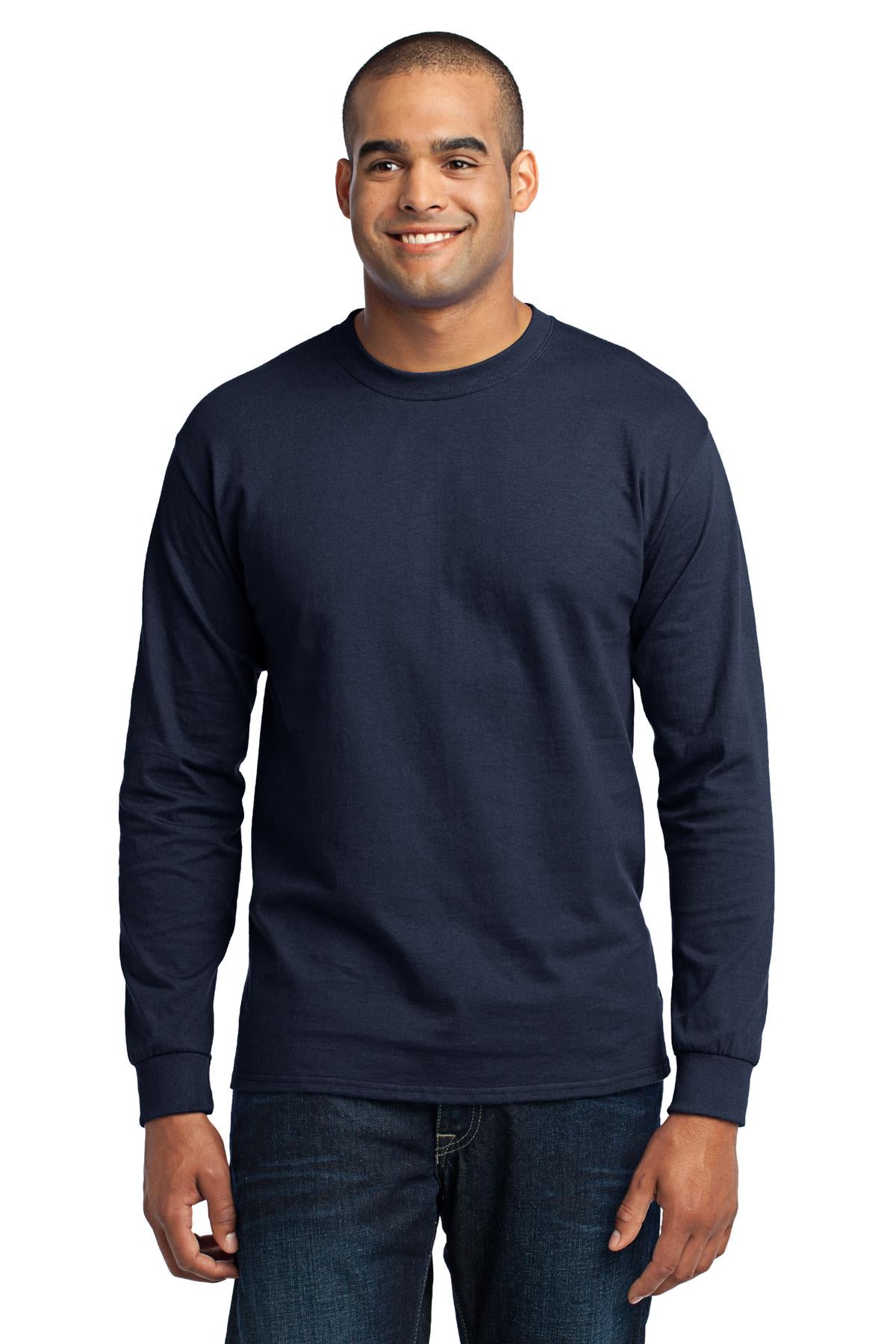 Port & Co ™  Tall Long Sleeve Core Blend Tee. PC55LST