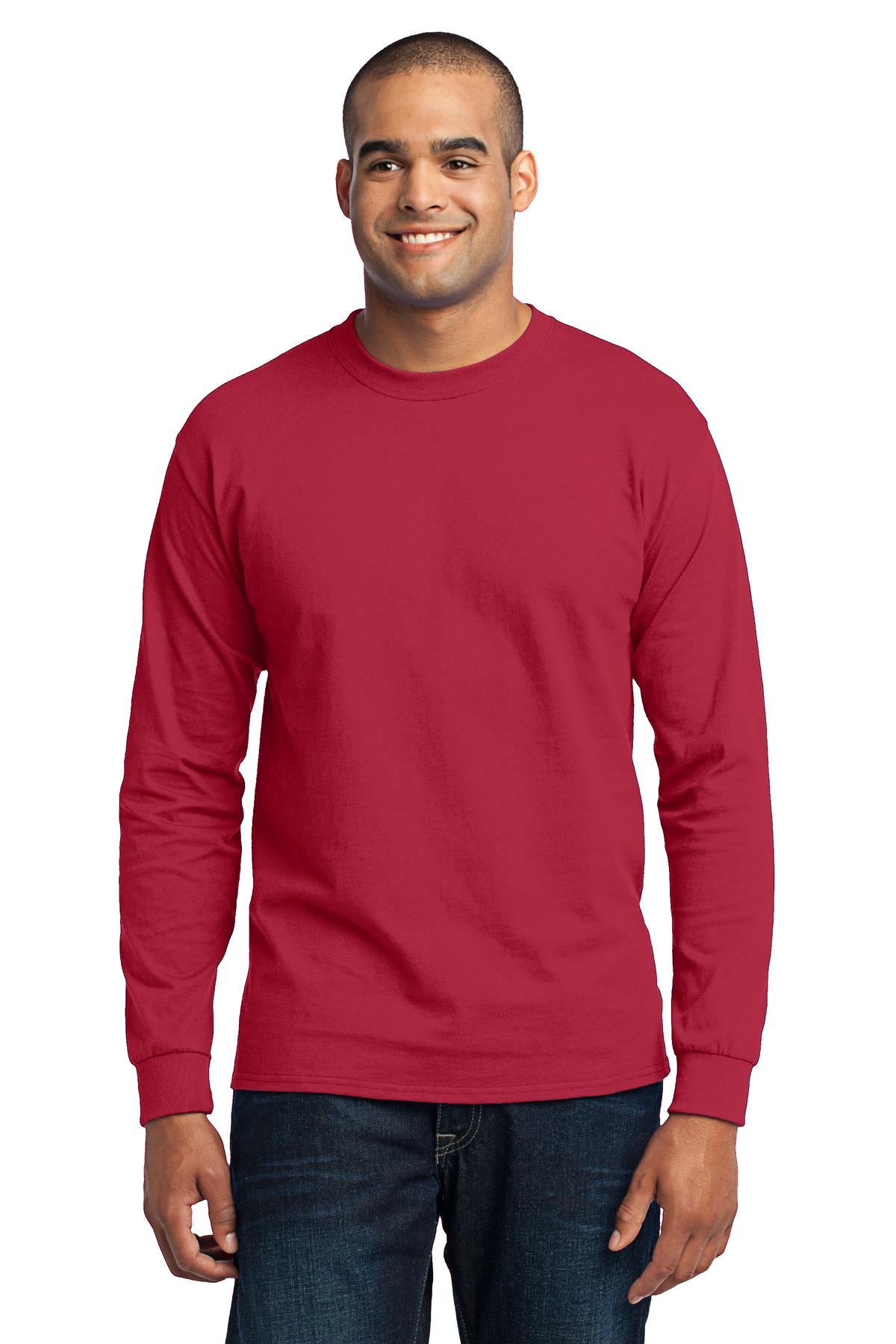 Port & Co ™  Tall Long Sleeve Core Blend Tee. PC55LST