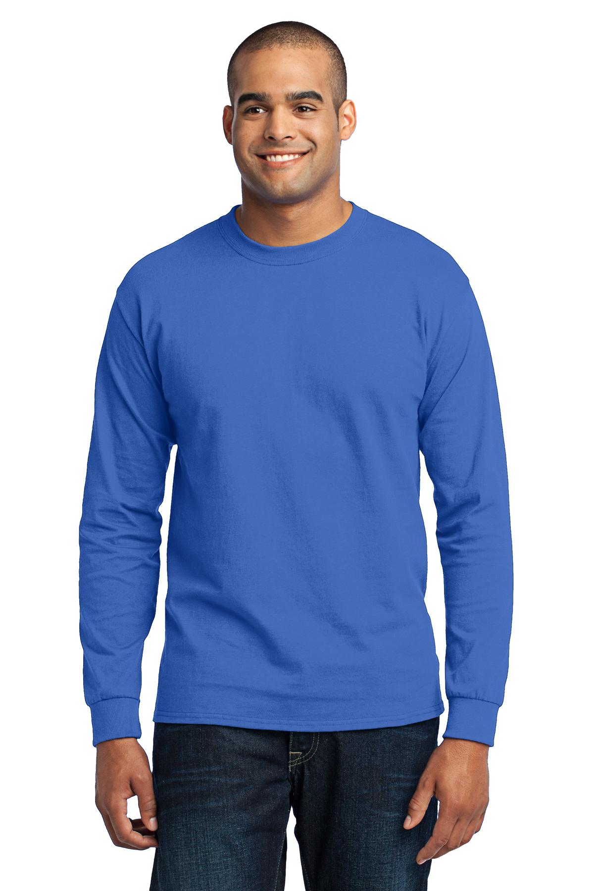 Port & Co ™  Tall Long Sleeve Core Blend Tee. PC55LST