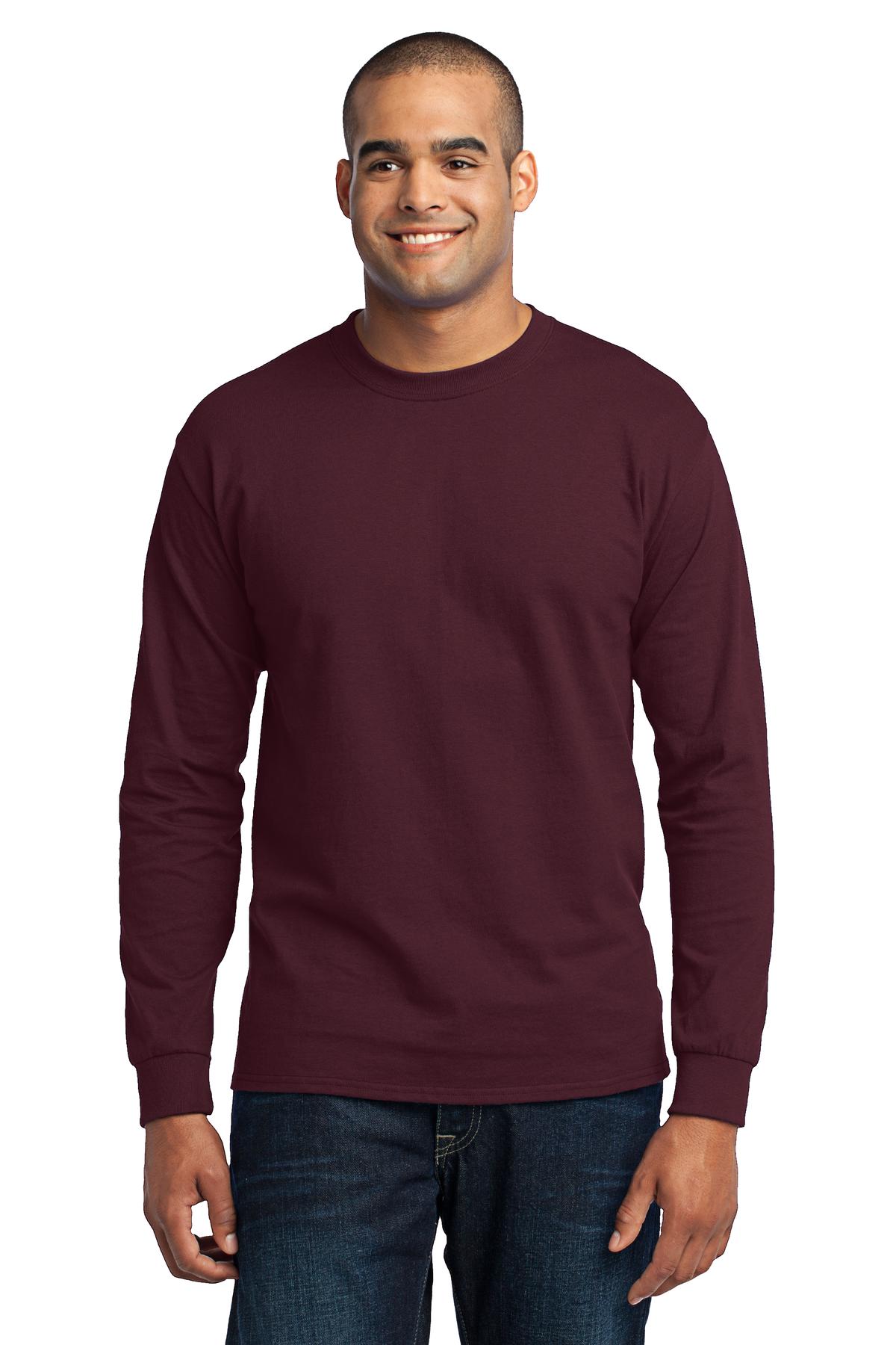 Port & Co ™  Tall Long Sleeve Core Blend Tee. PC55LST