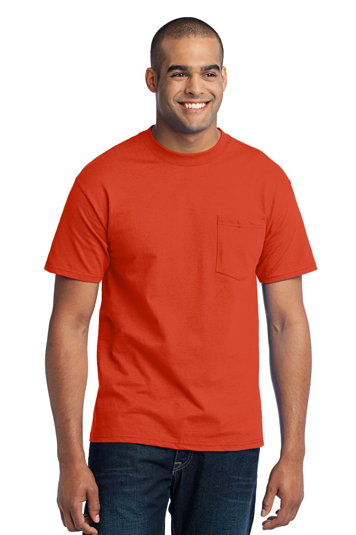 Port & Co ™  Tall Core Blend Pocket Tee. PC55PT