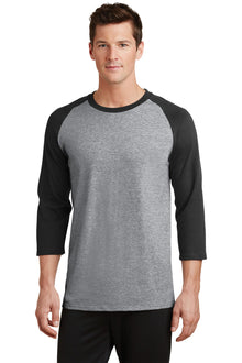 Port & Co ™  Core Blend 3/4-Sleeve Raglan Tee. PC55RS