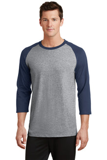 Port & Co ™  Core Blend 3/4-Sleeve Raglan Tee. PC55RS