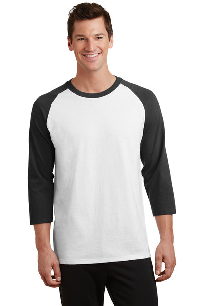 Port & Co ™  Core Blend 3/4-Sleeve Raglan Tee. PC55RS