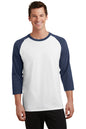 Port & Co ™  Core Blend 3/4-Sleeve Raglan Tee. PC55RS