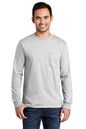 Port & Co ™  Tall Long Sleeve Essential Pocket Tee. PC61LSPT