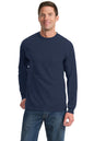 Port & Co ™  Long Sleeve Essential Pocket Tee.  PC61LSP