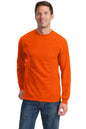 Port & Co ™  Tall Long Sleeve Essential Pocket Tee. PC61LSPT