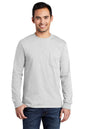 Port & Co ™  Long Sleeve Essential Pocket Tee.  PC61LSP